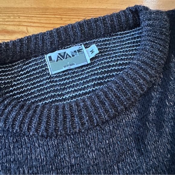 LAVANE New York Men's Abstract Sweater M Vintage - Picture 2 of 8